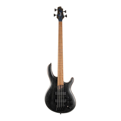 Cort B4 Element Fretless Bass - Open Pore Trans Black