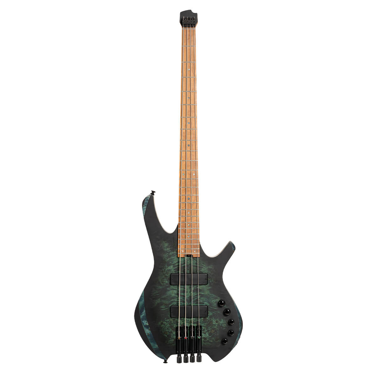 Cort Space 4 Headless Bass - Star Dust Green with Bag