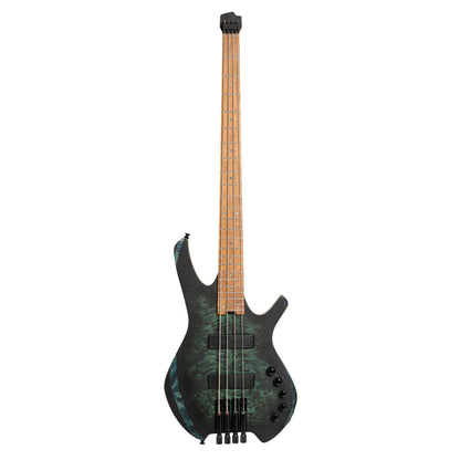 Cort Space 4 Headless Bass - Star Dust Green with Bag