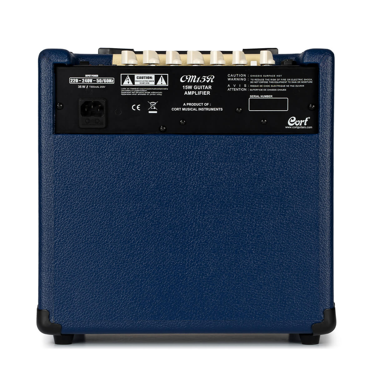 Cort CM15R Guitar Amp with Reverb - Dark Blue