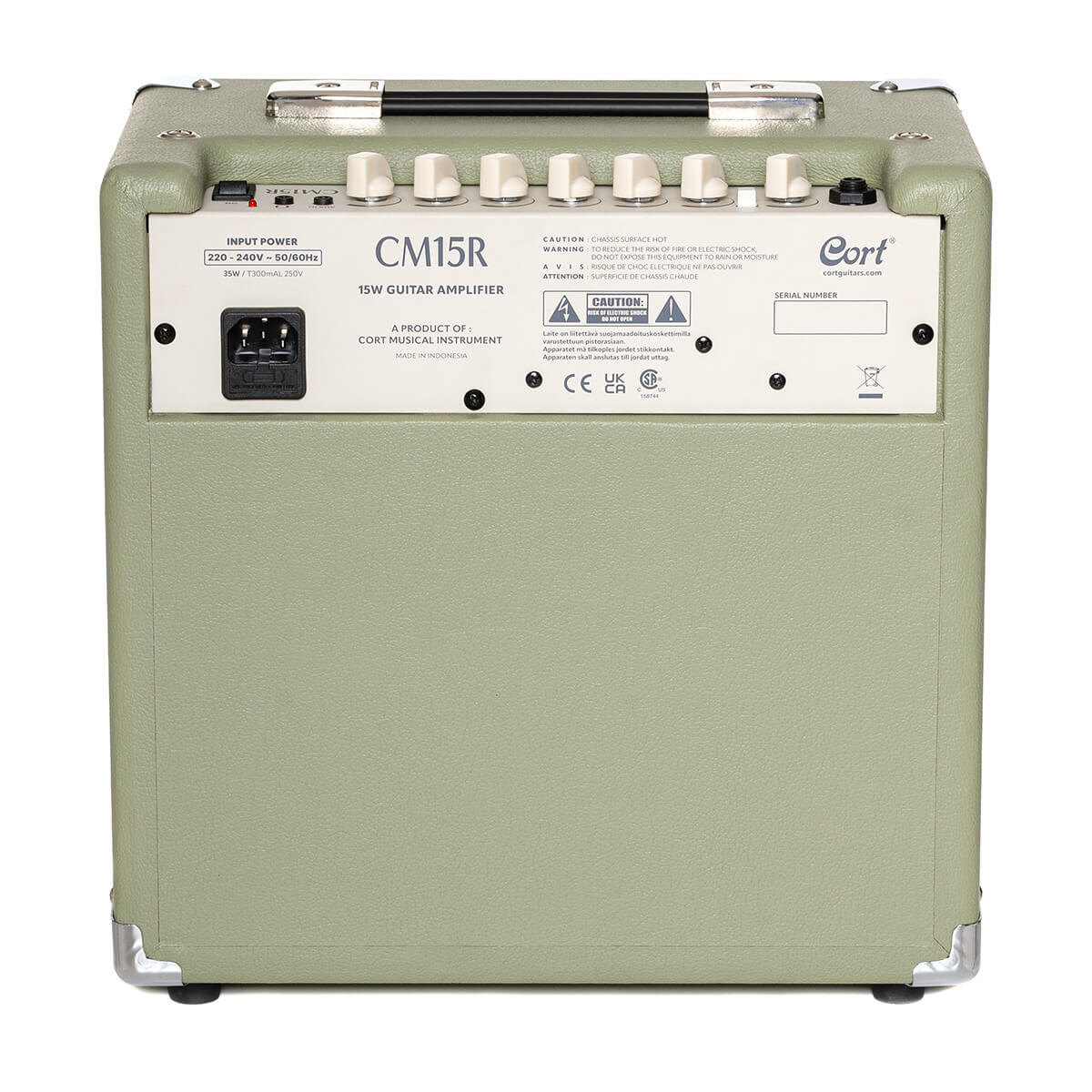 Cort CM15R Guitar Amp with Reverb - Pastel Green