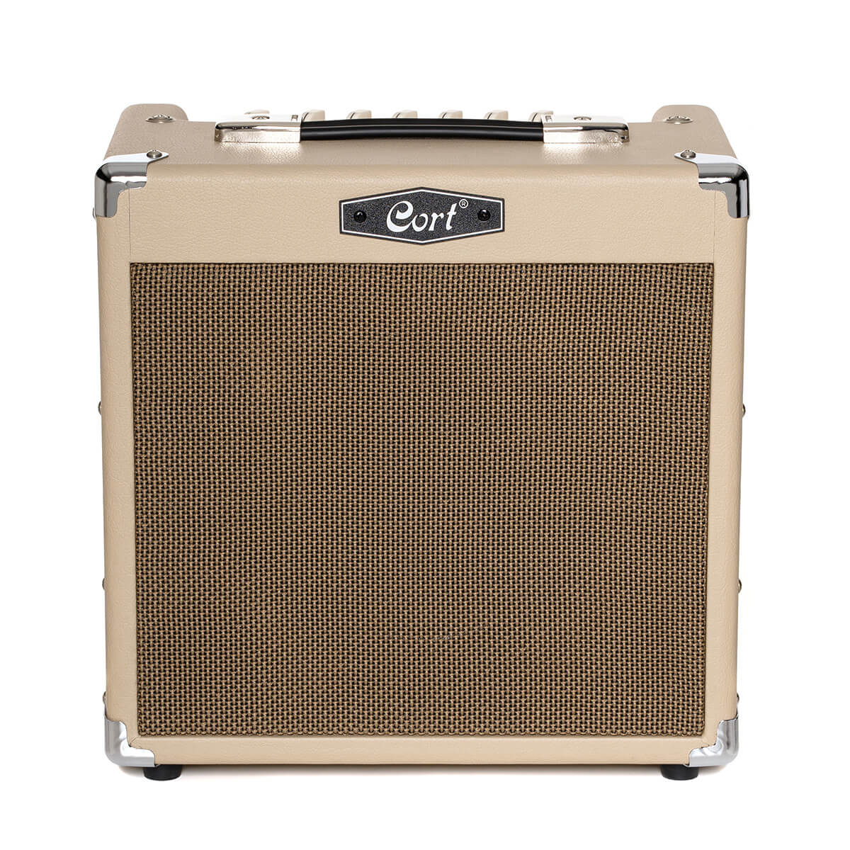 Cort CM15R Guitar Amp with Reverb - White Sand