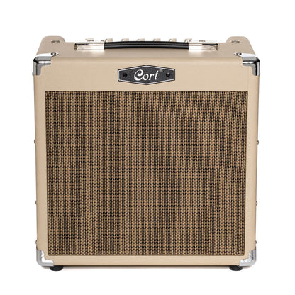 Cort CM15R Guitar Amp with Reverb - White Sand