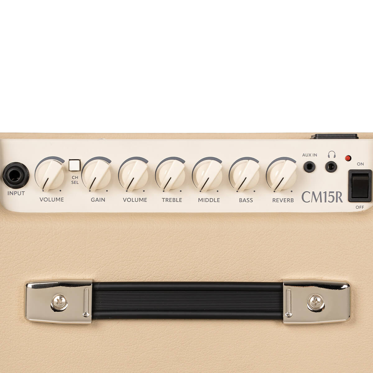 Cort CM15R Guitar Amp with Reverb - White Sand
