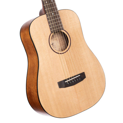 Cort Earth Mini Travel Acoustic - Open Pore with Bag