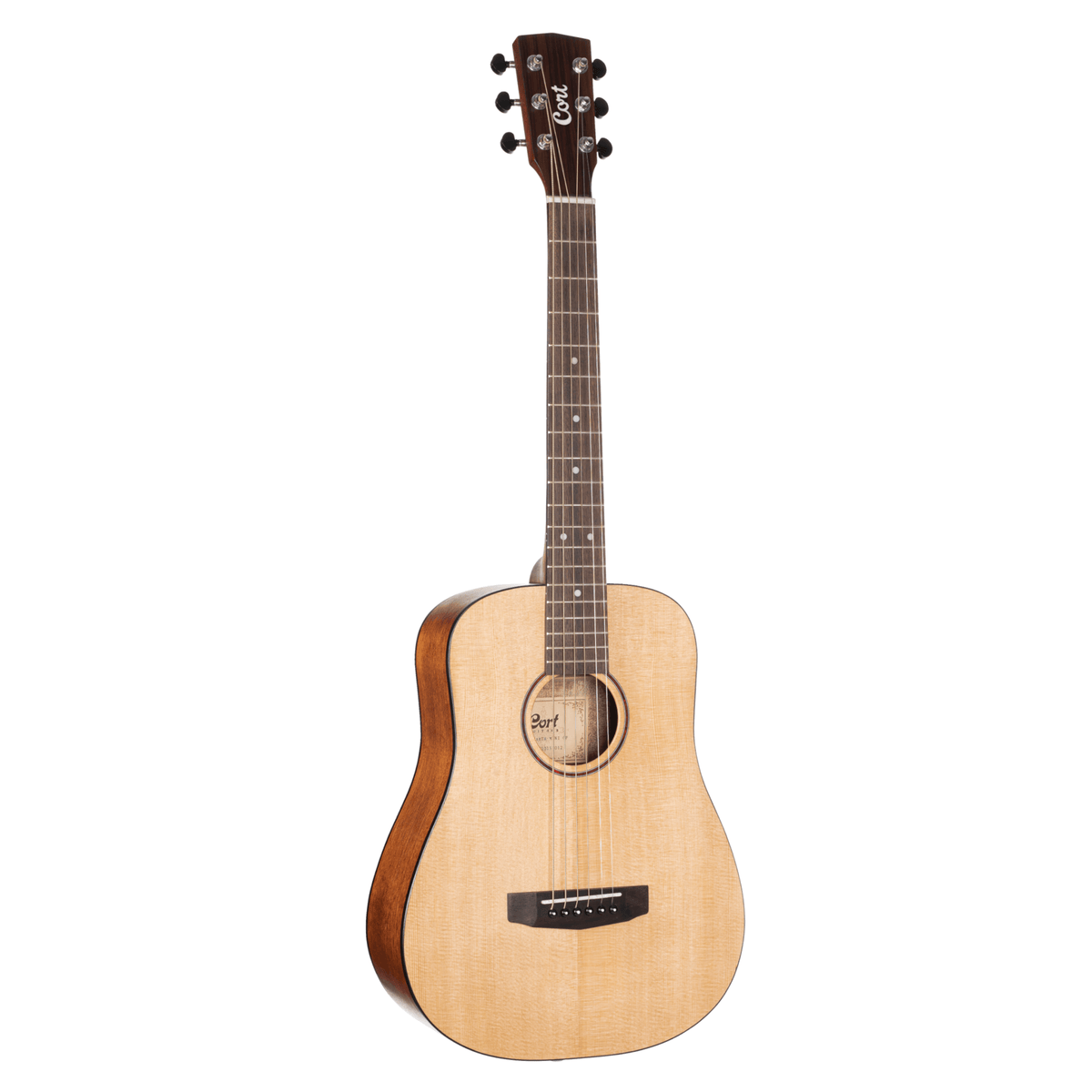 Cort Earth Mini Travel Acoustic - Open Pore with Bag