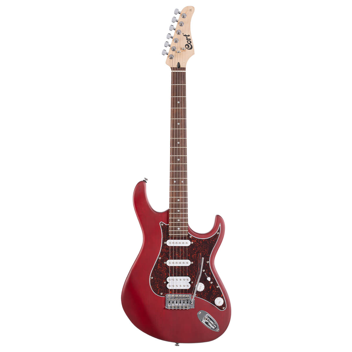 Cort G110 Electric Guitar - Open Pore Black Cherry
