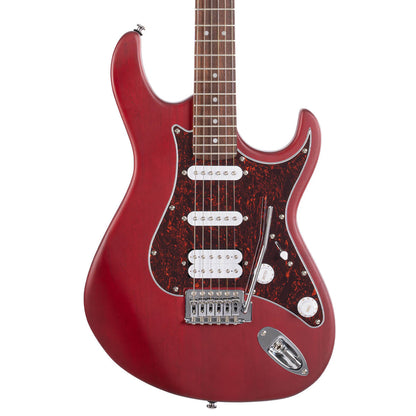 Cort G110 Electric Guitar - Open Pore Black Cherry