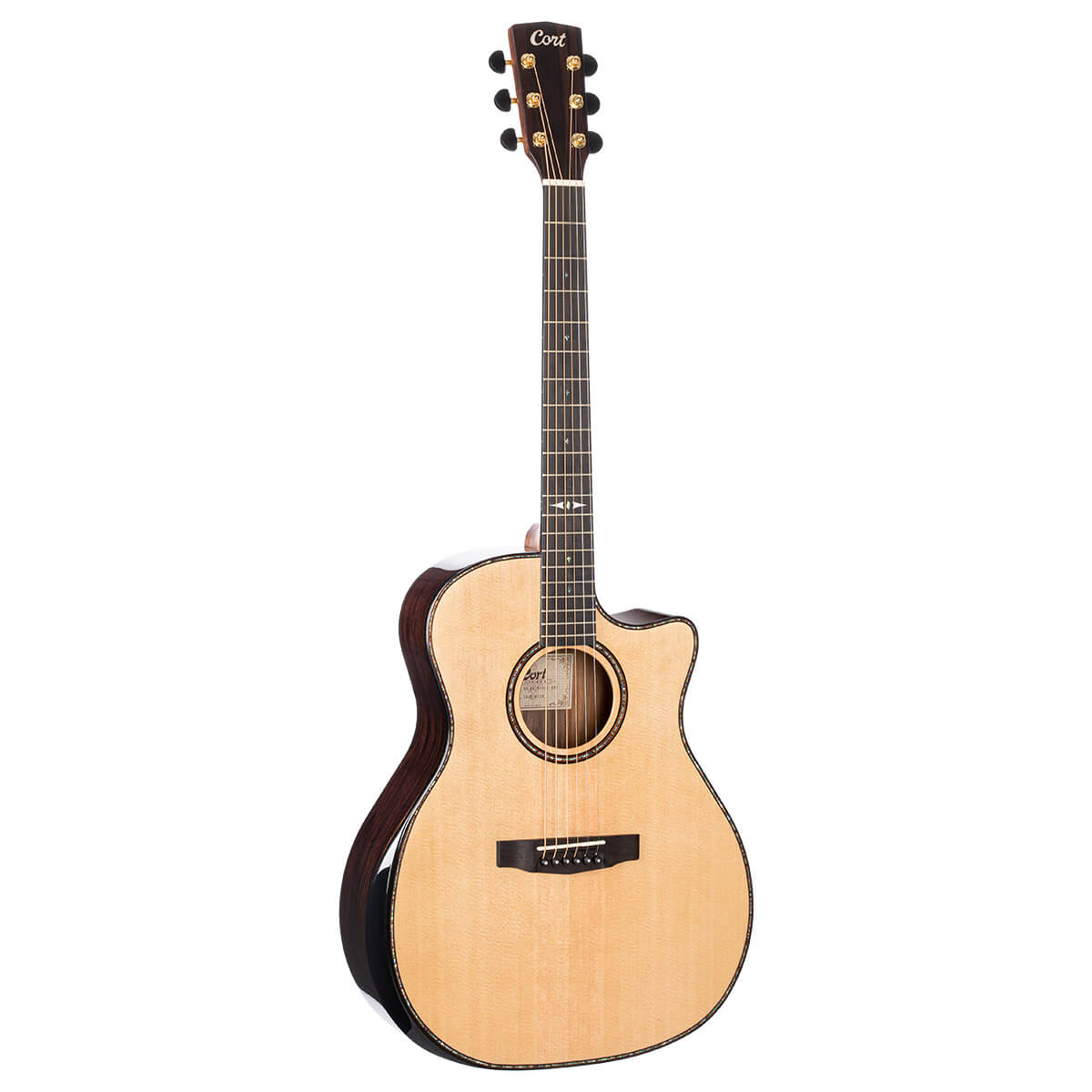 Cort GA-PF Bevel Grand Regal Acoustic - Natural Gloss