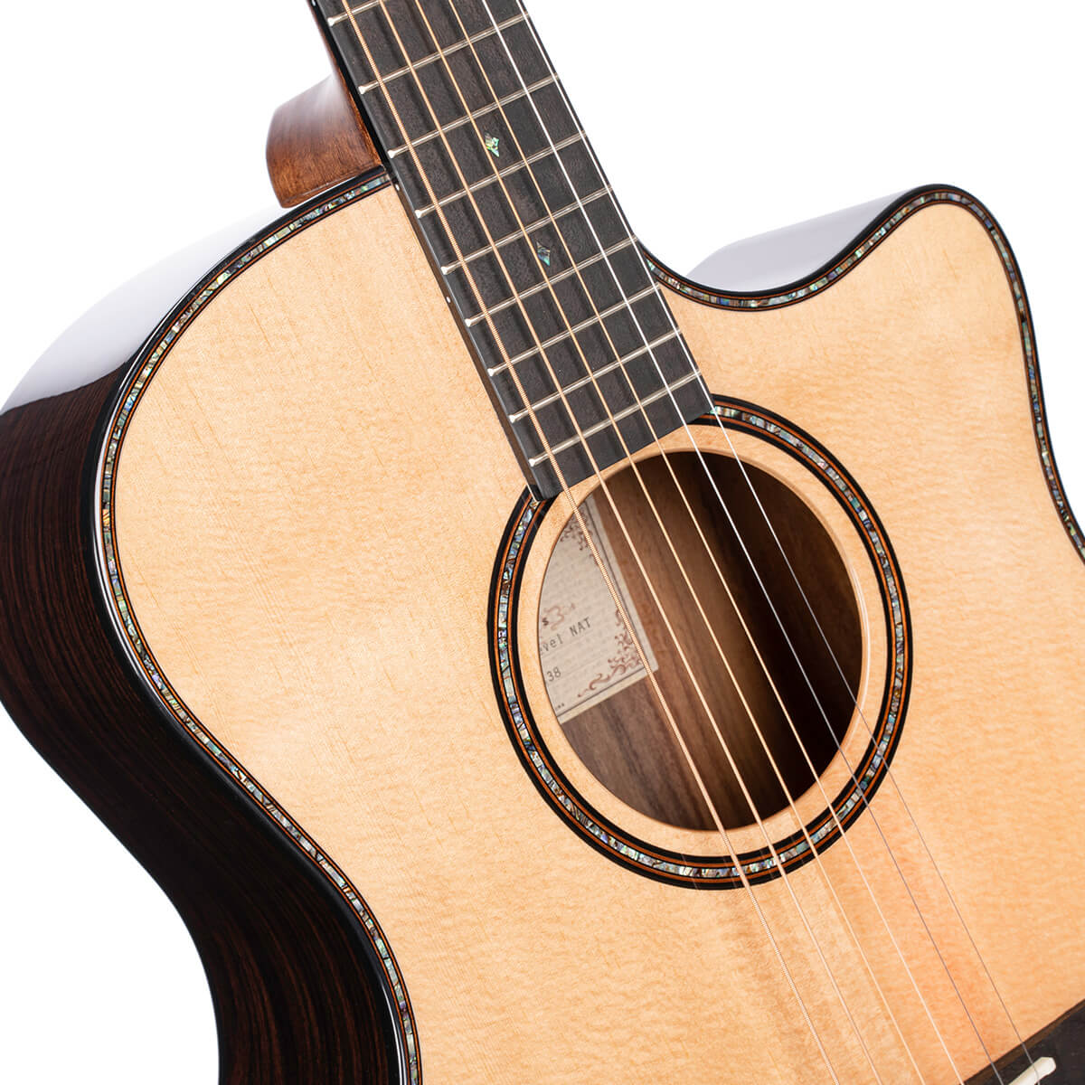 Cort GA-PF Bevel Grand Regal Acoustic - Natural Gloss