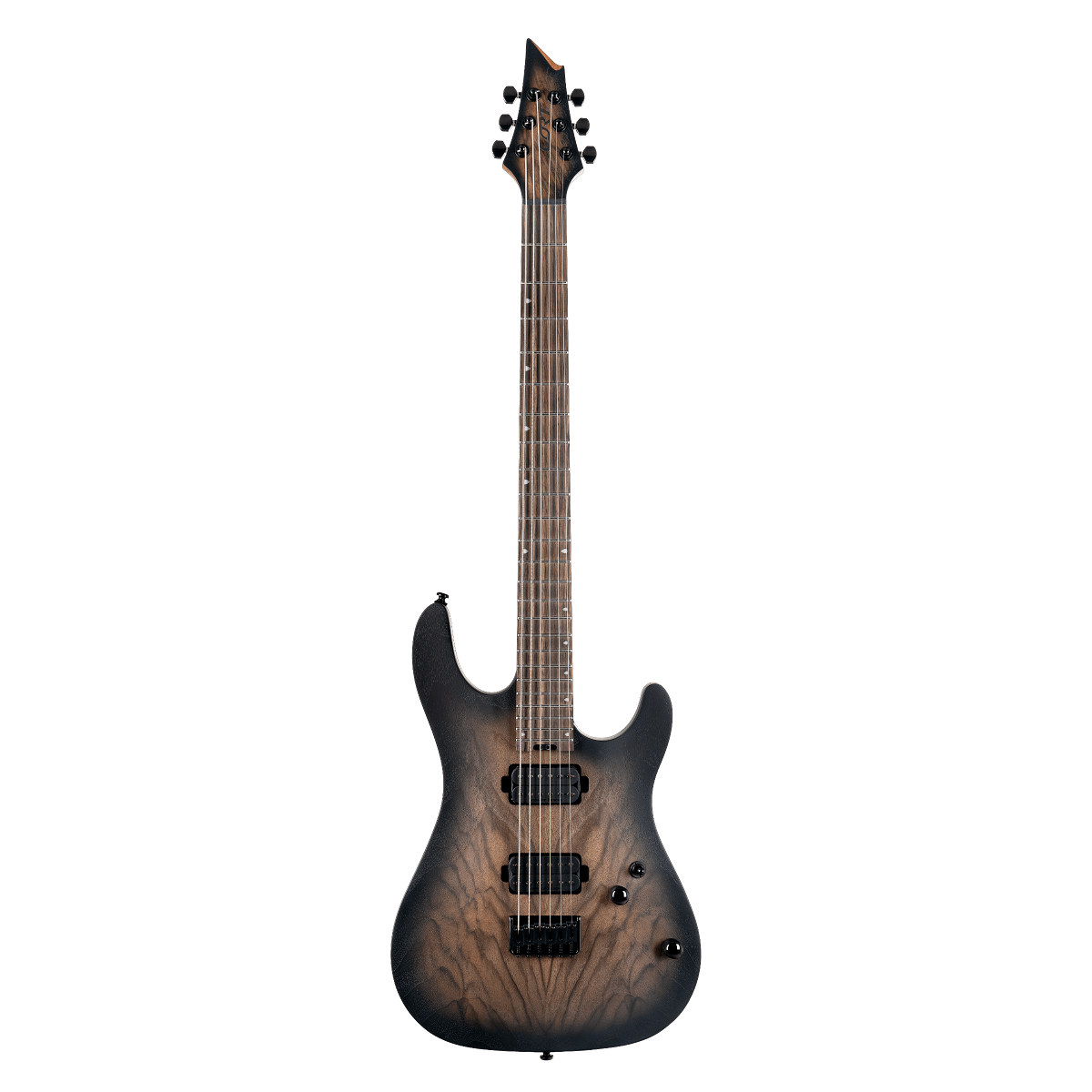 Cort KX500 Baritone Electric Guitar - Natural Black Burst