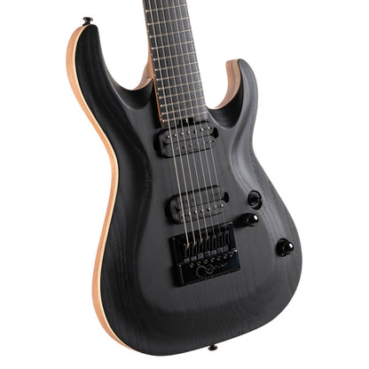 Cort KX707 Evertune 7-String - Open Pore Black with Bag