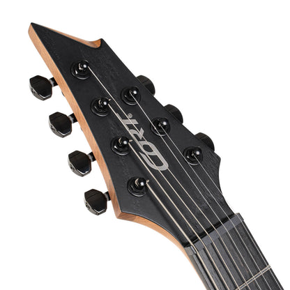Cort KX707 Evertune 7-String - Open Pore Black with Bag