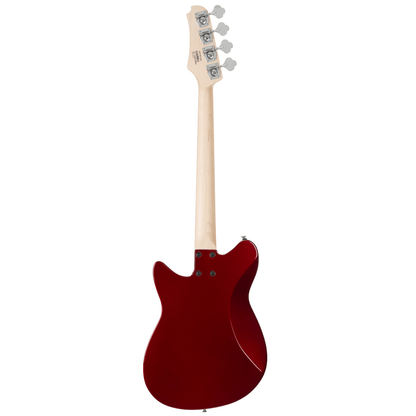Cort Retro 304 Short-Scale Bass - Candy Apple Red with Bag