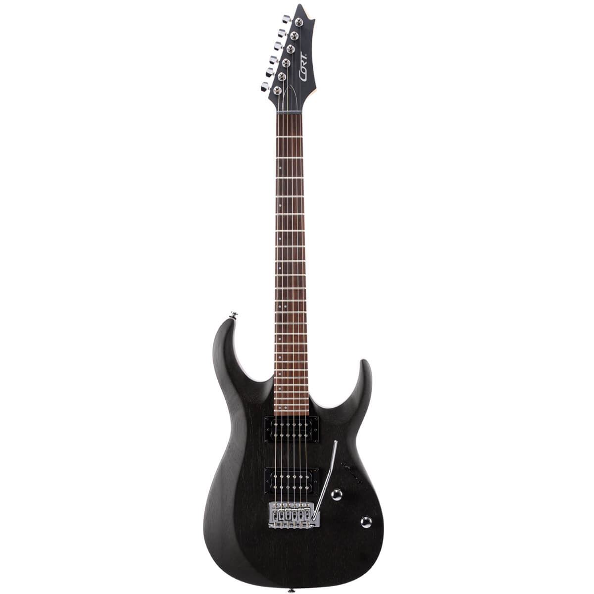 Cort X100 Electric Guitar - Open Pore Black