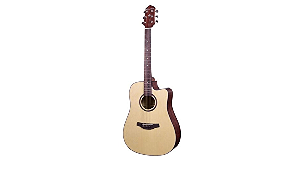 Crafter HD - 100CE - OPN Dreadnought Steel String Acoustic Guitar, Satin Natural - Fouche Guitars