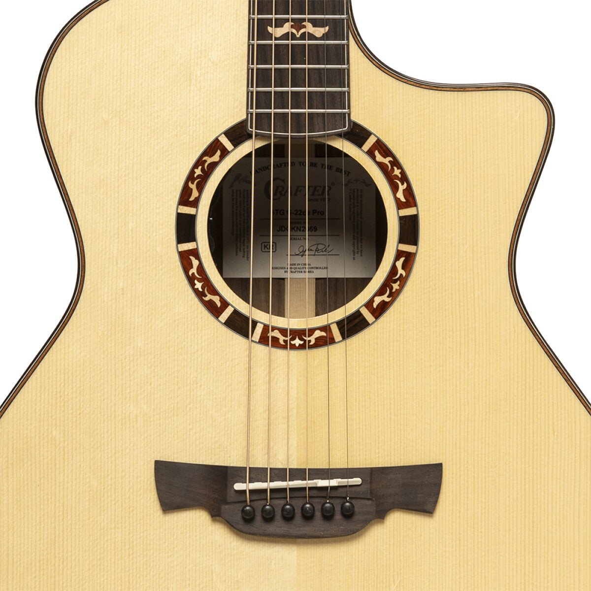 Crafter STG G - 22ce Pro Acoustic Guitar - Fouche Guitars