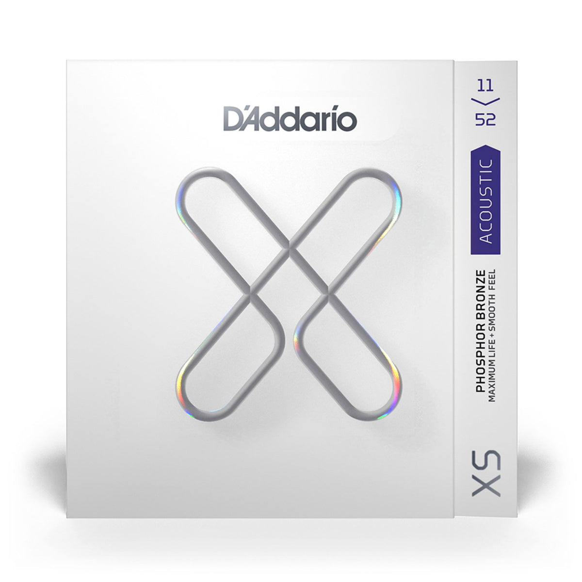 D'Addario XSAPB1152 Acoustic Guitar Strings – XS Phosphor Bronze Custom Light 11-52