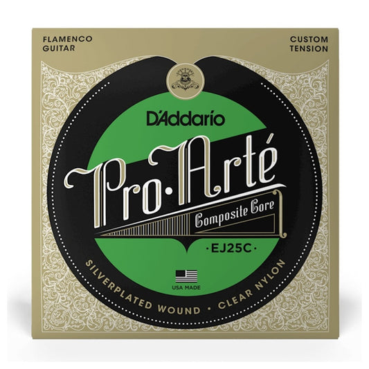 D'Addario EJ25C Classical Guitar Strings – Pro-Arté Composite Custom Tension