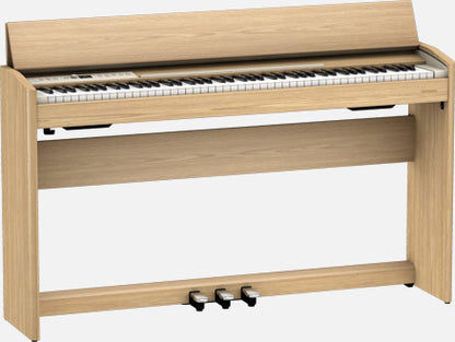 Roland F701 Digital Piano - Light Oak
