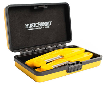 Music Nomad Light String Nut File Set + Case