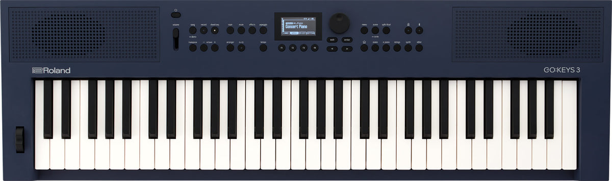 Roland GO:KEYS 3 61-Key Music Creation Keyboard - Midnight Blue