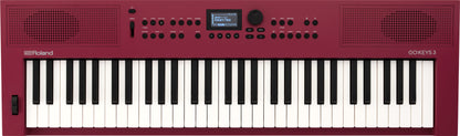 Roland GO:KEYS 3 61-Key Music Creation Keyboard - Dark Red
