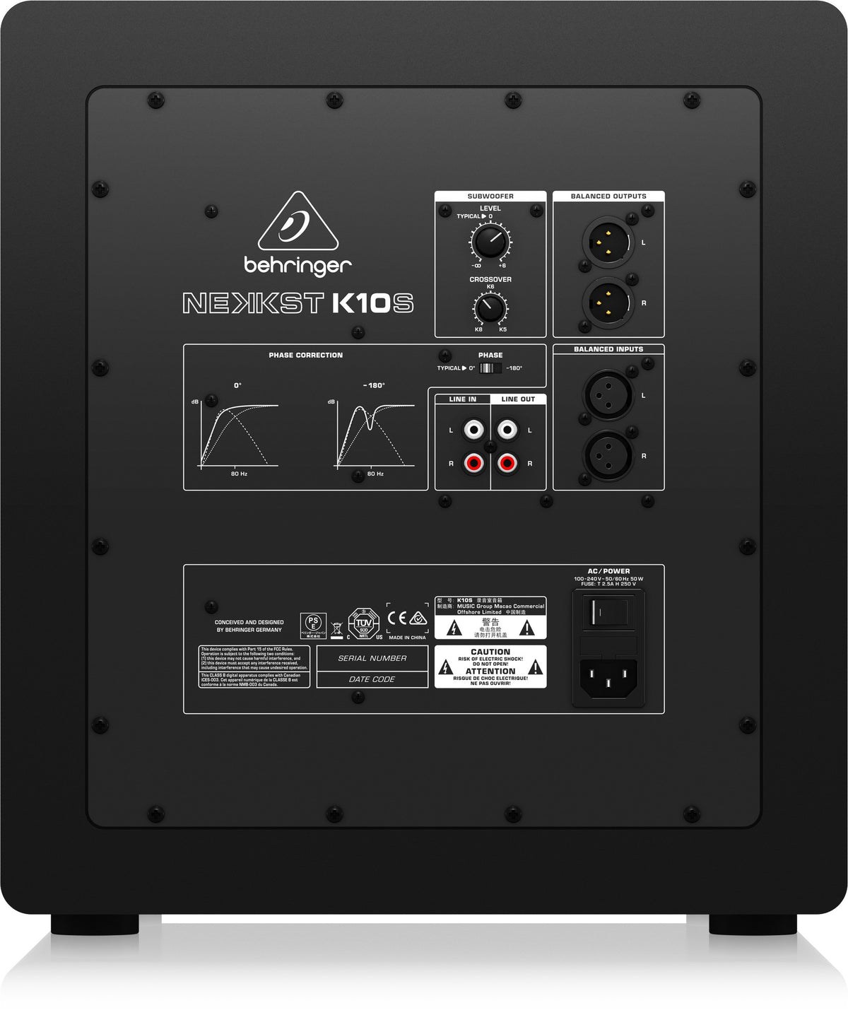 Behringer K10S Studio Subwoofer