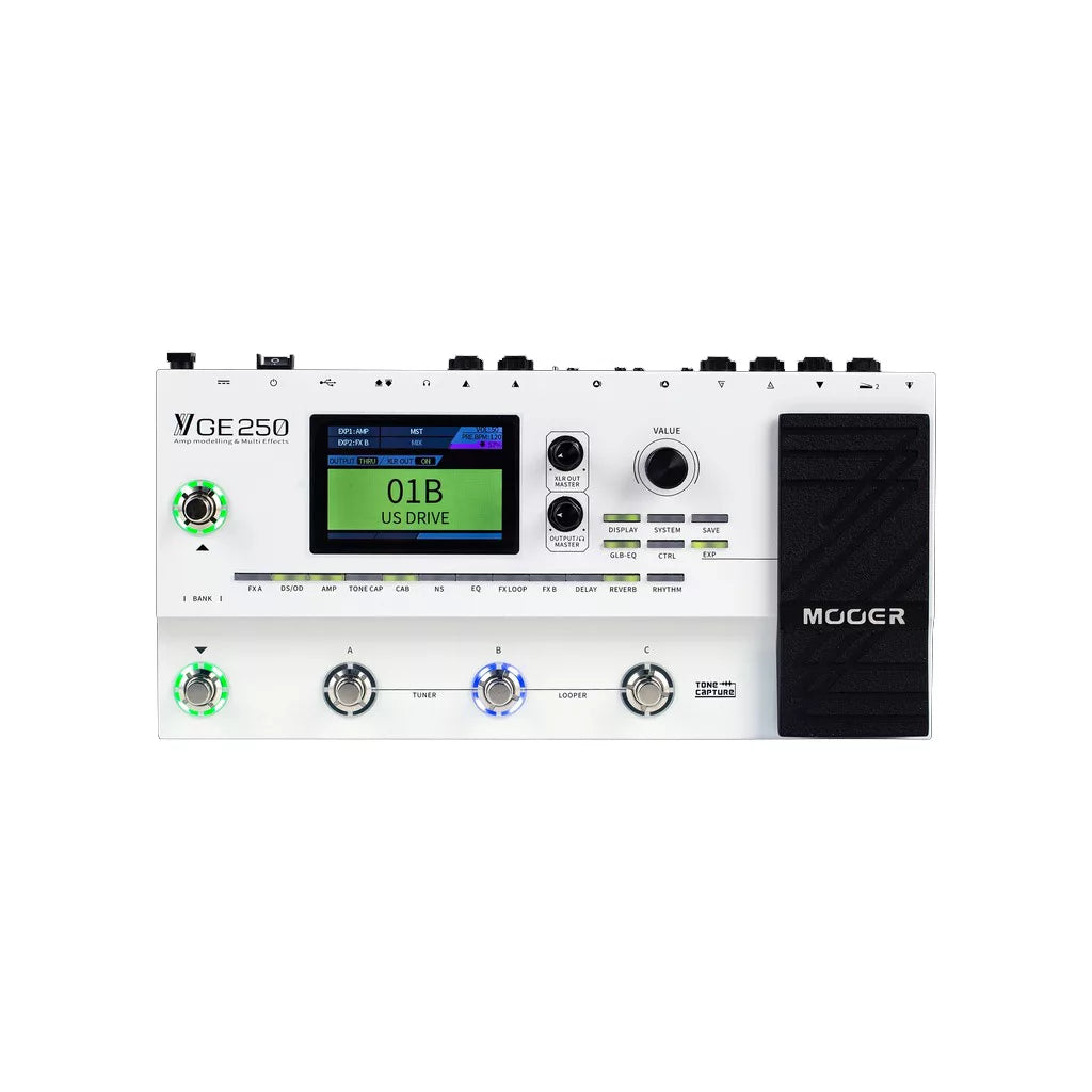 Mooer GE250 Amp Modelling and Multi Effects Pedal