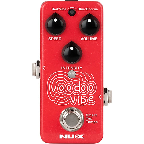 NUX Voodoo Vibe Mini Uni-Vibe Effects Pedal - Red