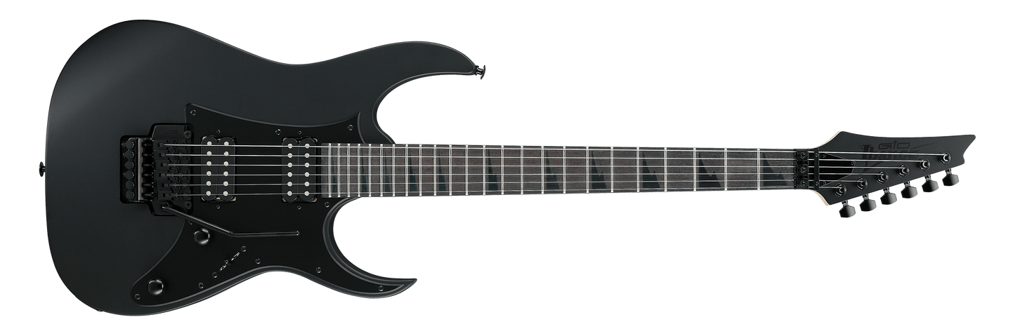 Ibanez Gio RG330EX Electric Guitar – Black Flat