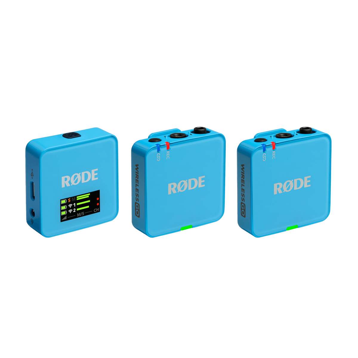 RODE Wireless GO (Gen 3) Dual-Channel Wireless Microphone System - Blue