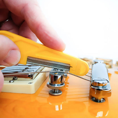 MusicNomad 6-piece Electric Guitar Diamond Coated Nut File Set - Light Strings