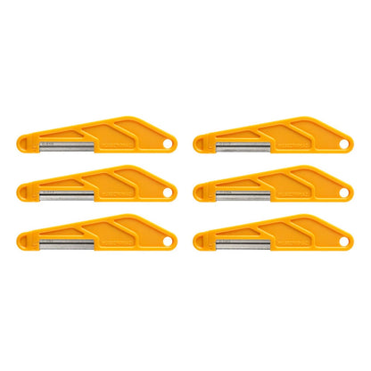 MusicNomad 6-piece Electric Guitar Diamond Coated Nut File Set - Light Strings