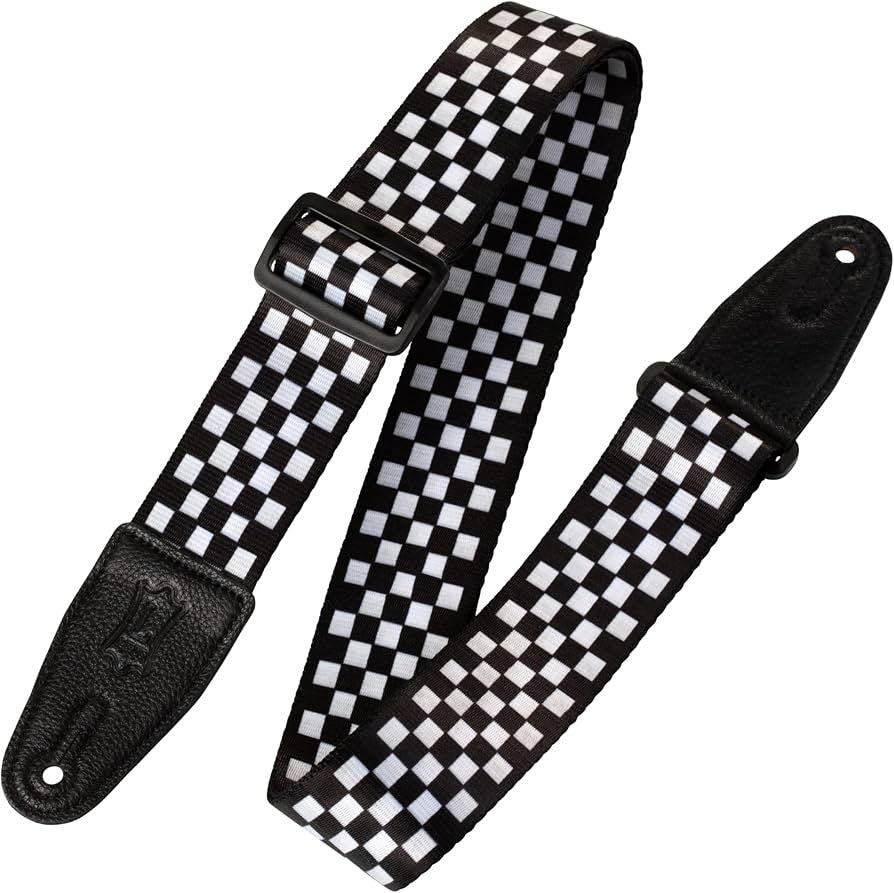 Levy's MP-28 Polyester Guitar Strap (Checkerboard Pattern)