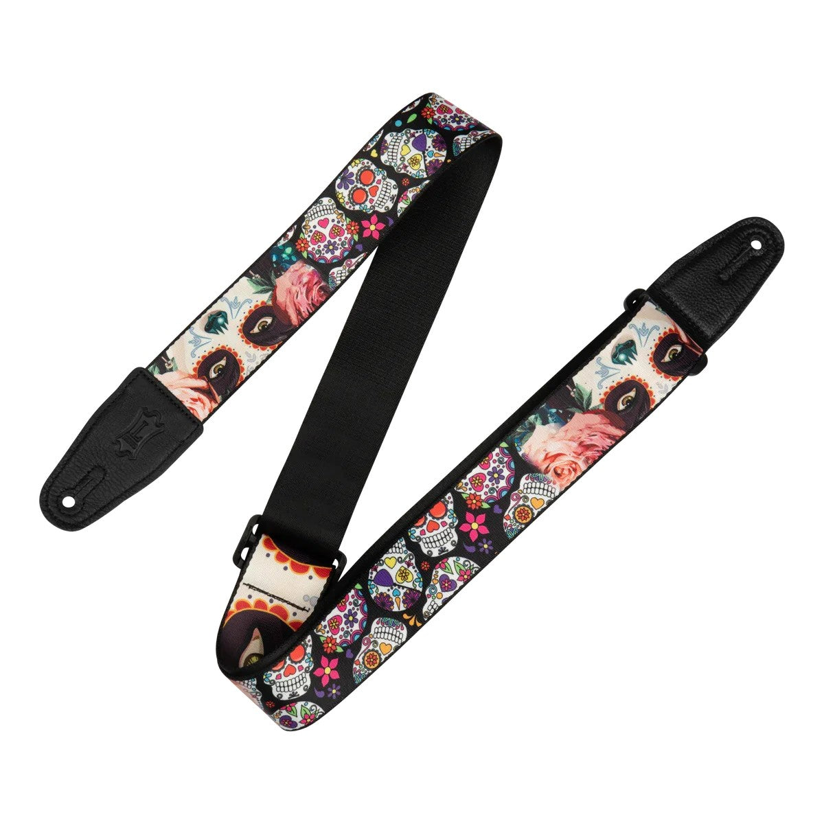 Levy's MP2CAL Calaca 2-inch Polyester Guitar Strap - Eyes