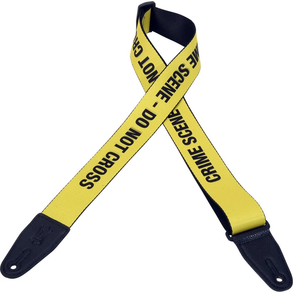 Levy's MPS2 Polyester Guitar Strap - Crime Scene