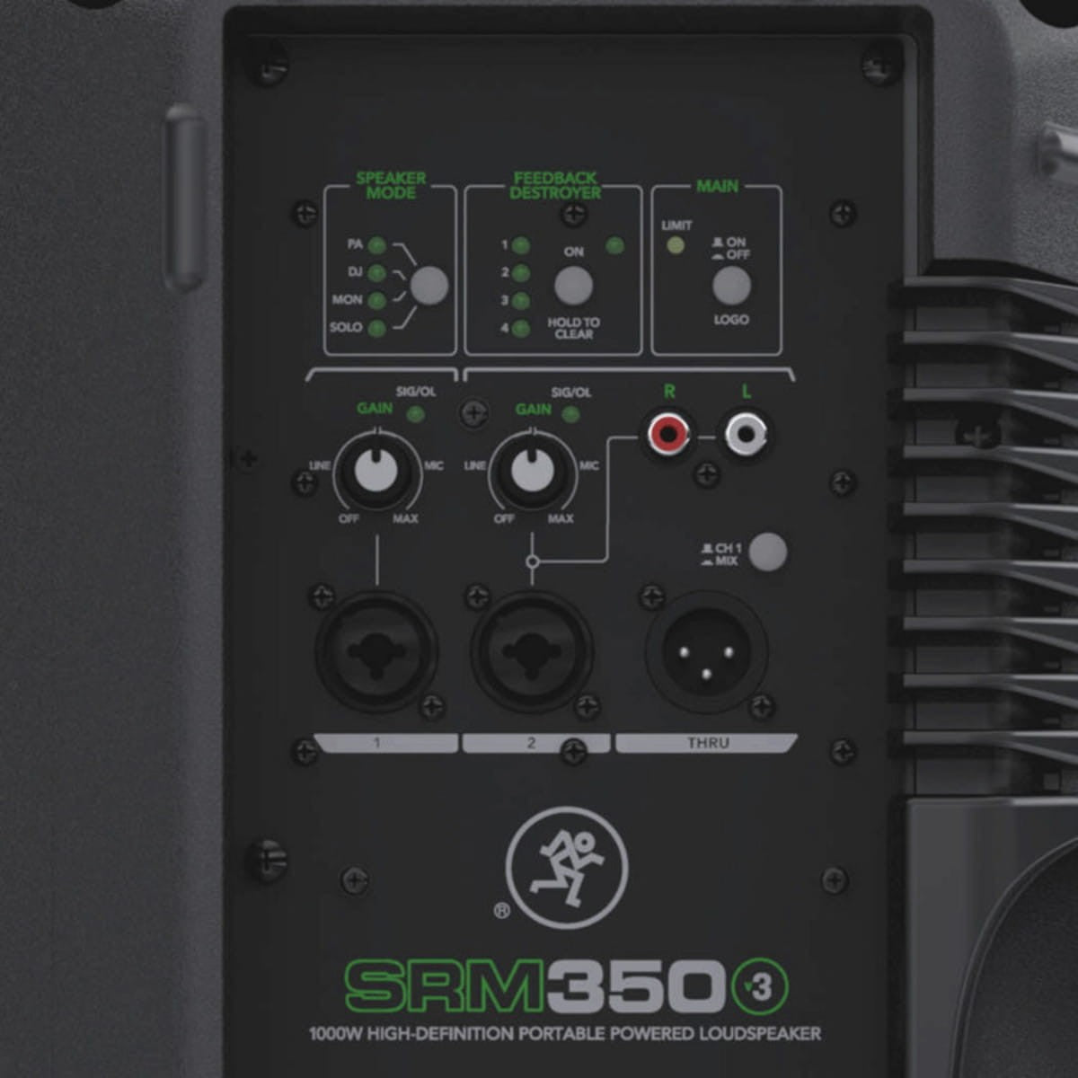 Mackie SRM350 V3 1000W 10" Active PA Speaker