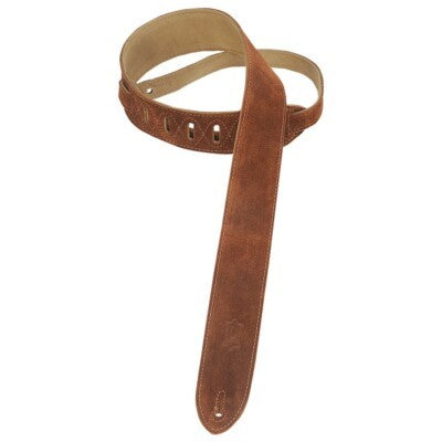 Levy's MS12 Suede Guitar Strap - Brown