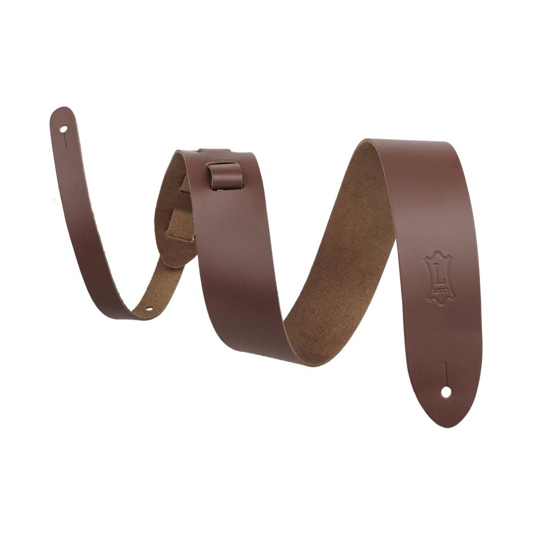 Levy's M12 Chrome-Tan Leather Guitar Strap - Brown