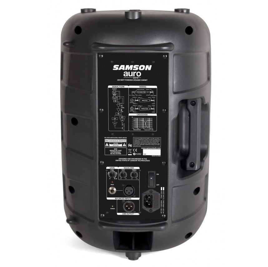 Samson Auro D210 200W 10" Active PA Speaker