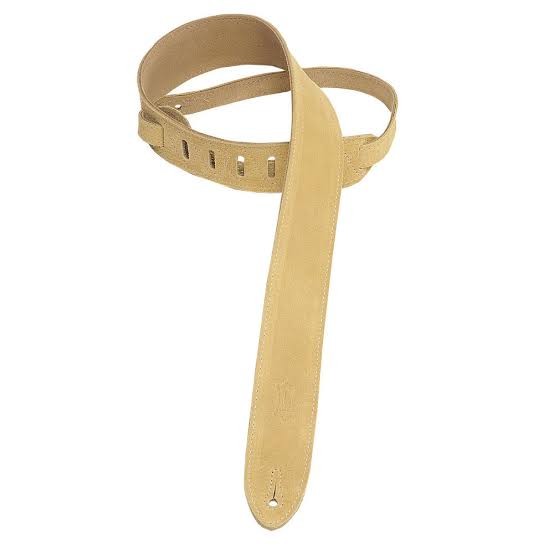 Levy's MS12 Suede Guitar Strap - Tan