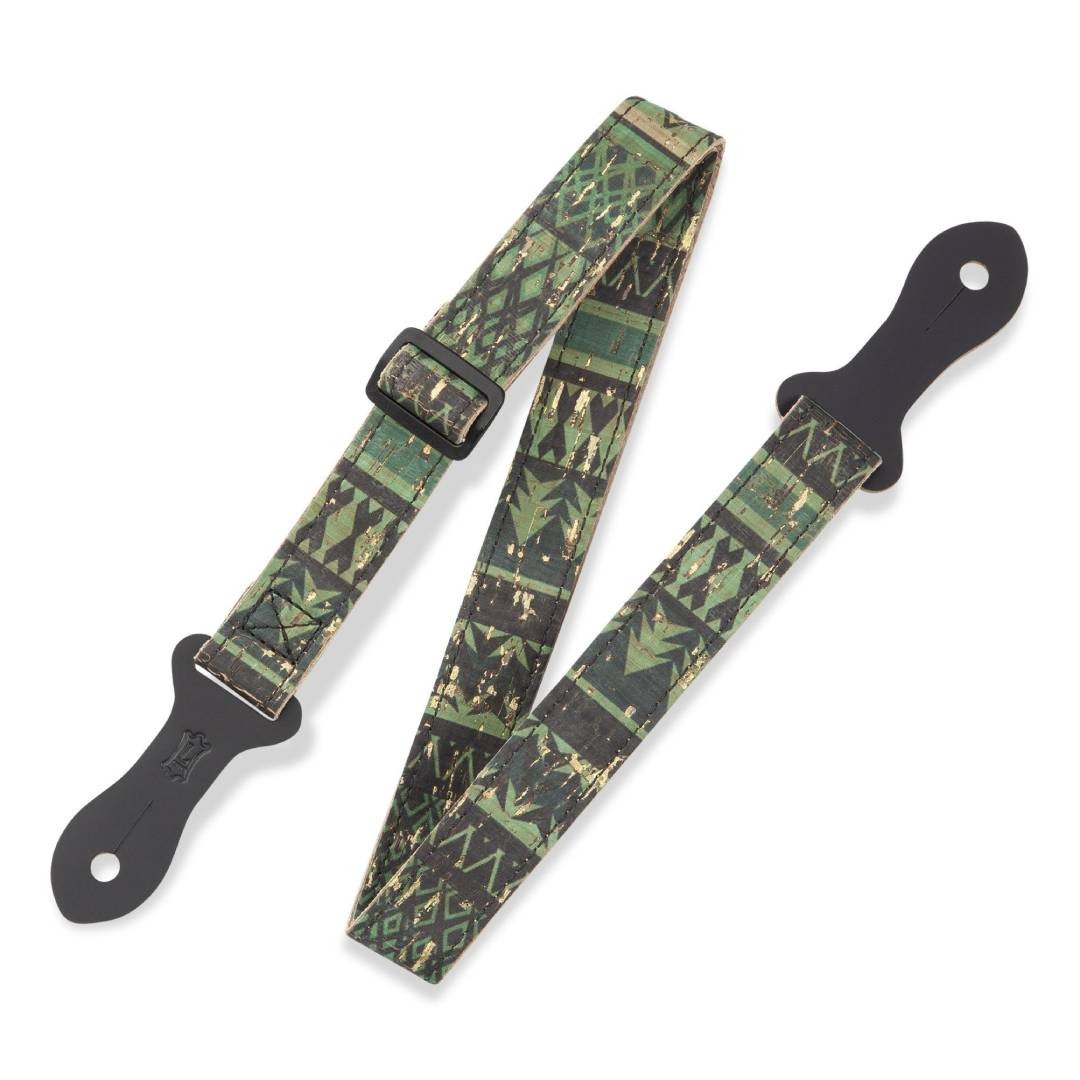 Levy's MX23ALL-003 1" Wide Cork Mandolin, Ukulele, Guitar Strap