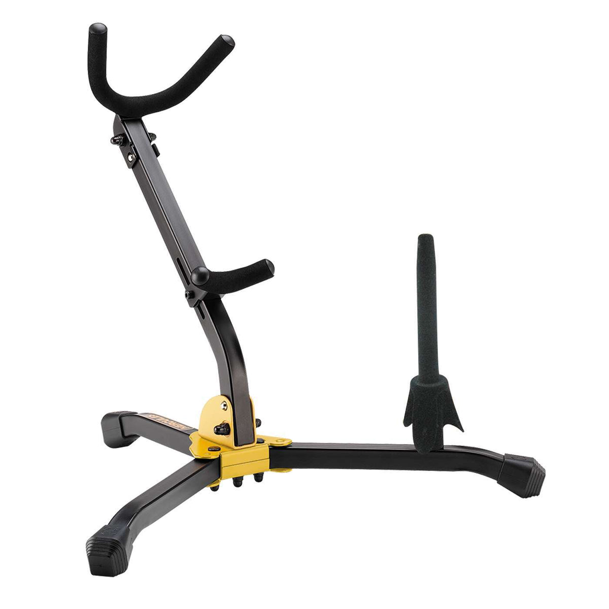 Hercules DS532BB Alto/Tenor Saxophone Stand with Flute/Clarinet Peg