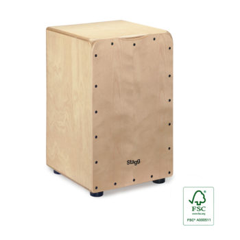 Stagg CAJ 50M N - Standard Sized Cajon with Bag (Natural)