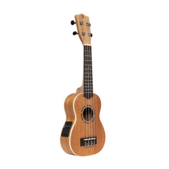 Stagg US 30E - Electric Soprano Ukulele w/ Gigbag | Stagg Ukulele for Lessons, Worship & Performance