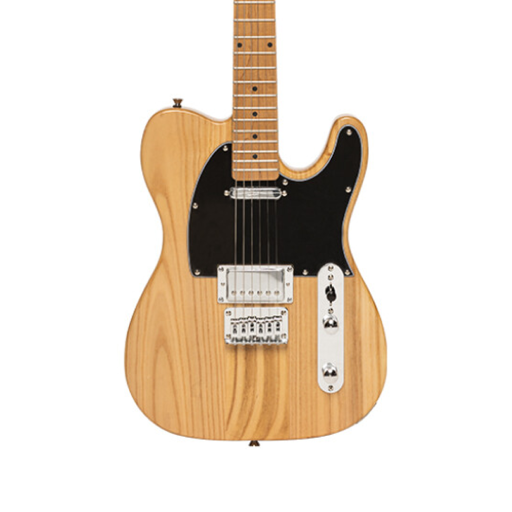 Stagg SETPLUS NAT - Vintage “T” Series Electric Guitar (Natural) | Stagg Guitar for Beginners, Students & Stage