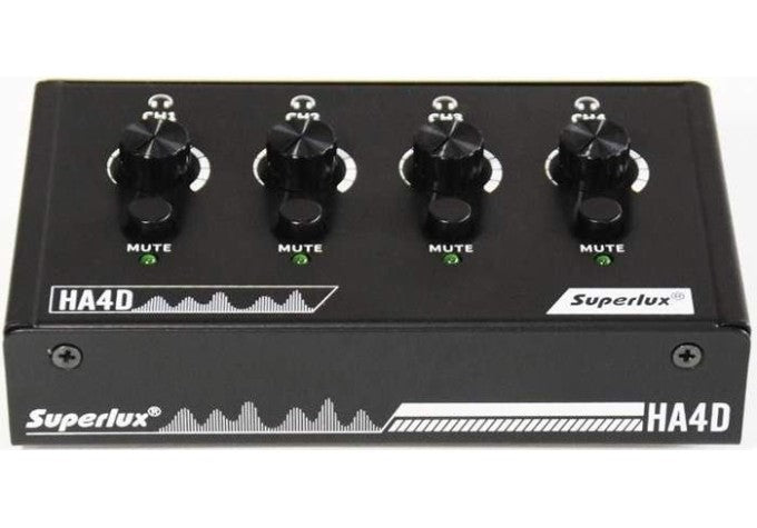Superlux HA4D Four Channel Headphone Amplifier