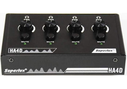 Superlux HA4D Four Channel Headphone Amplifier