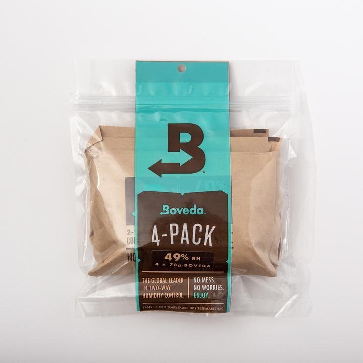 BOVEDA HUMIDIFIER 49% RH, SIZE 70 FOUR PACK